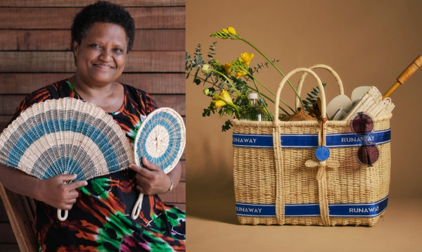 Karen Walker Creates Woven Summer Accessories With Artisans From Remote Fiji Communities