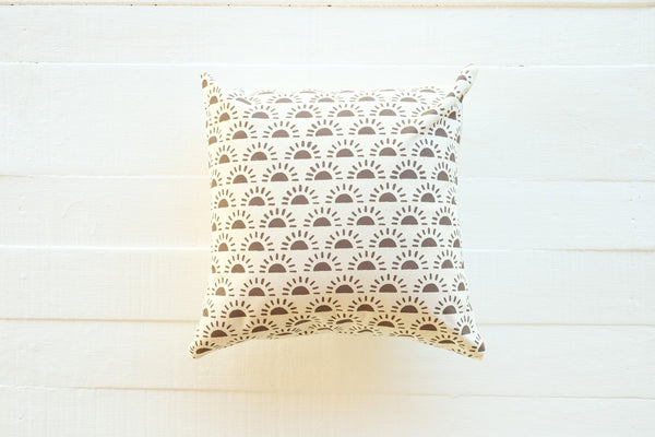 Accent Pillow Cover - Sunrise Print