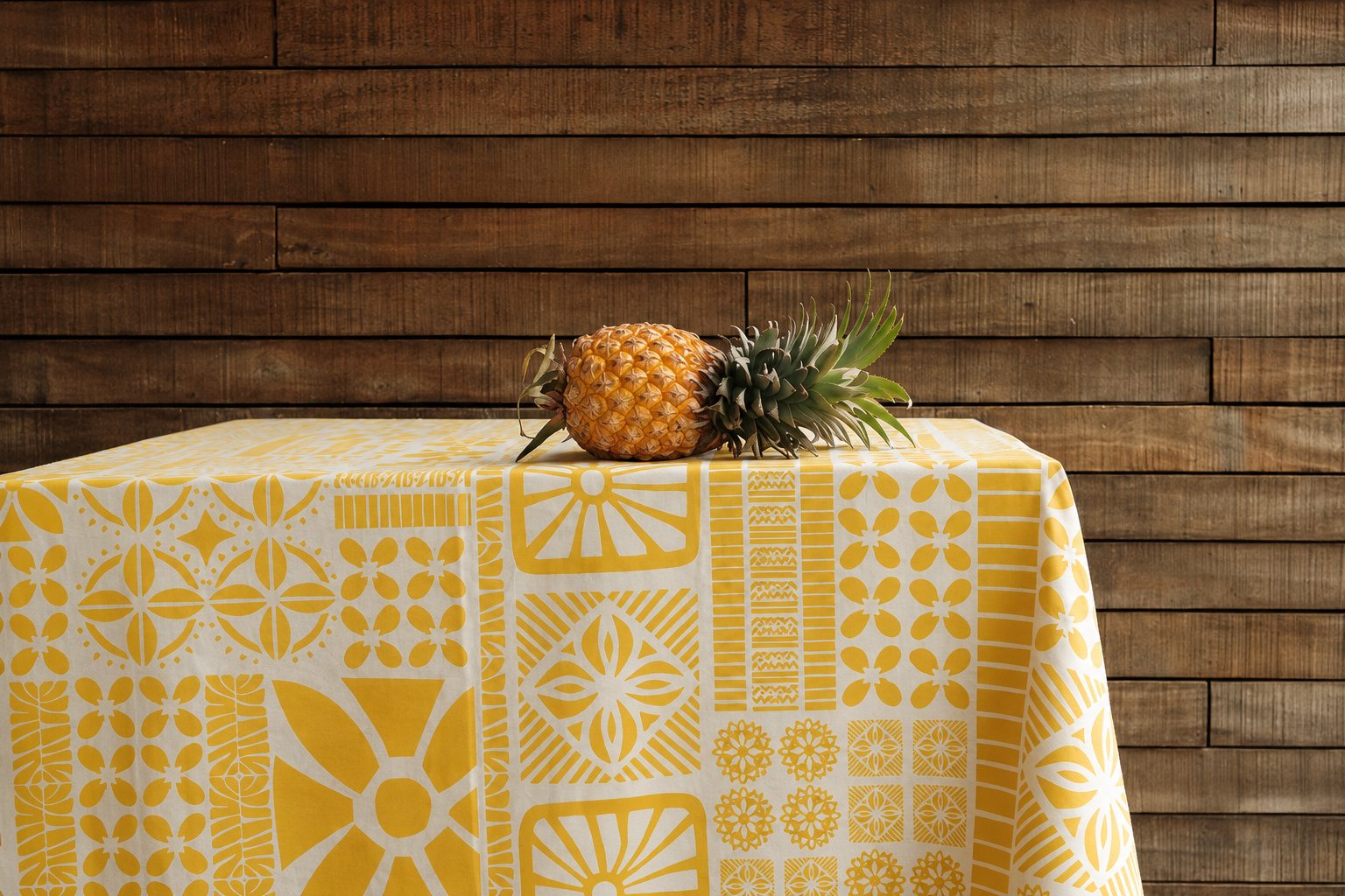 Handprinted Holiday Tablecloth - Masi Melange