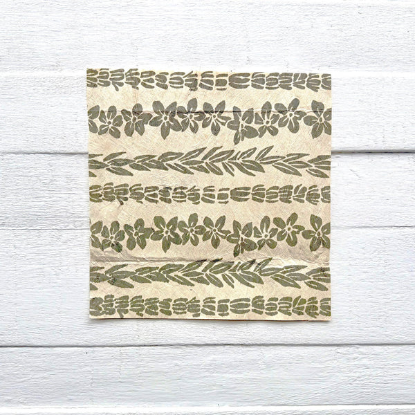 Handprinted Masi Wall Hanging - Salusalu, Vatu