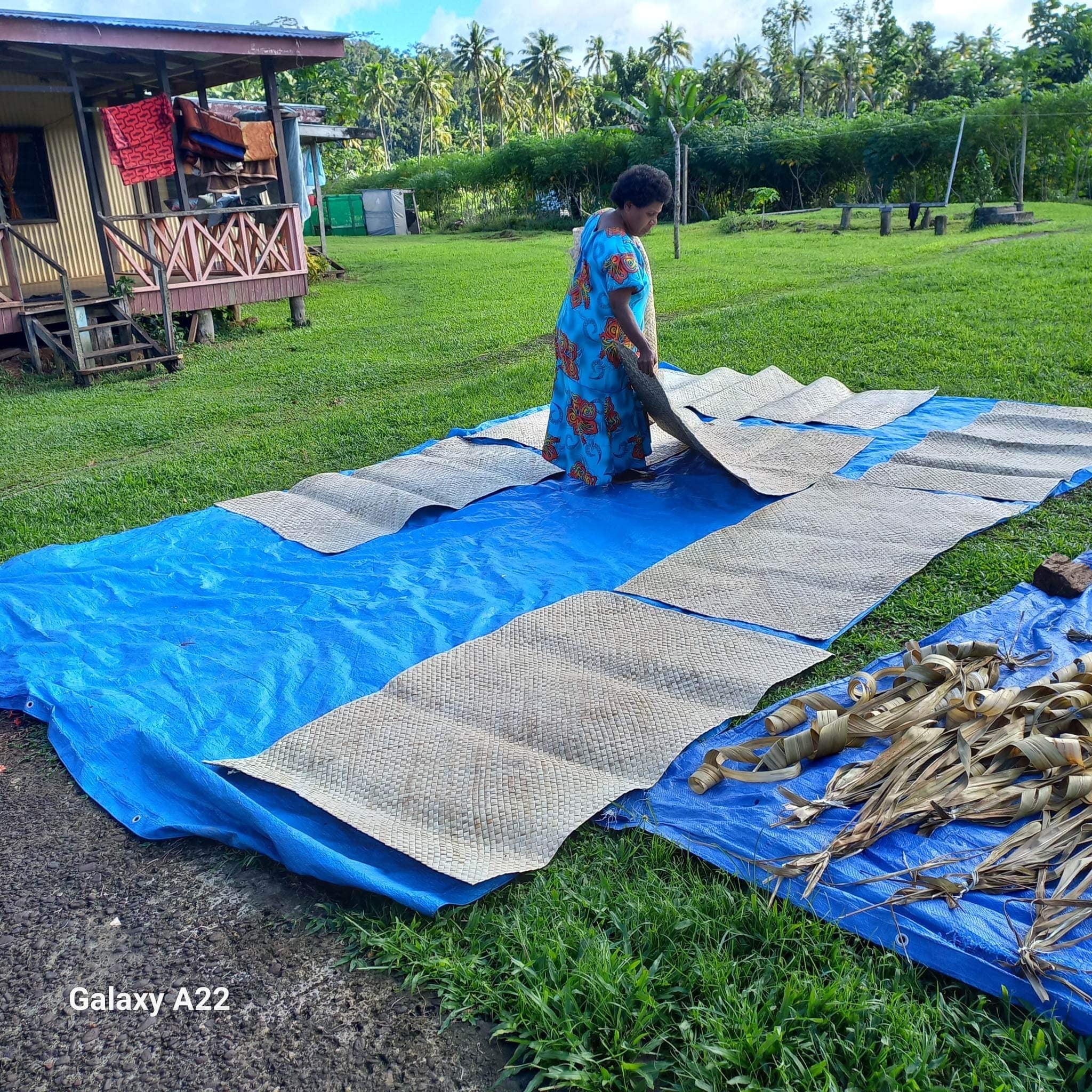 Handwoven Beach Mat