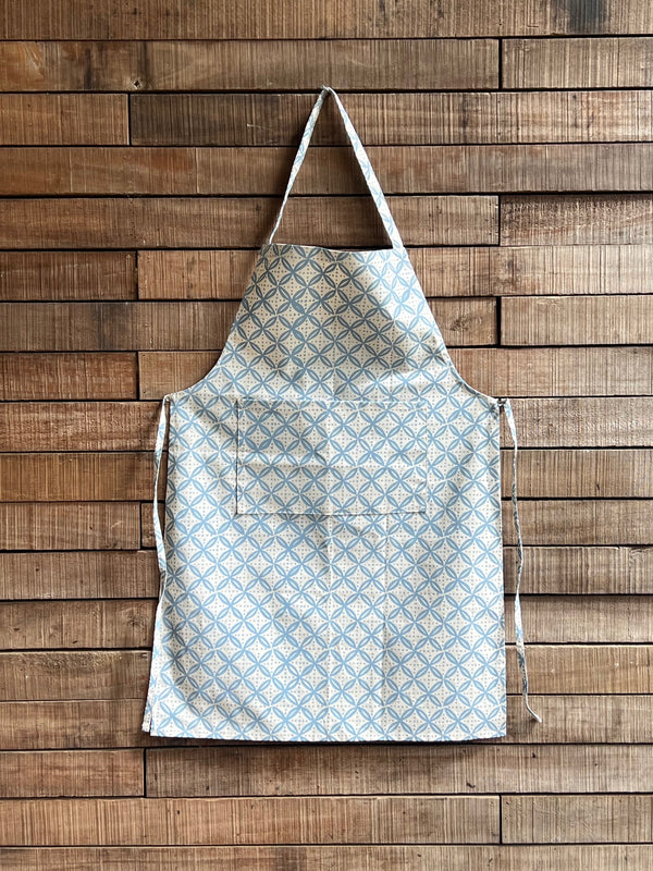 Handprinted Canvas Cotton Apron