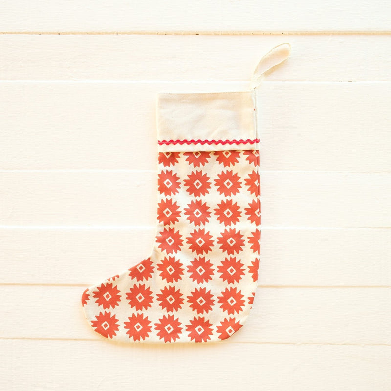 Large Handprinted Holiday Stocking