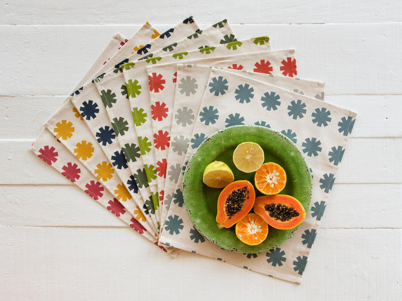 Canvas Placemat - Set of Four, Kalokalo Print