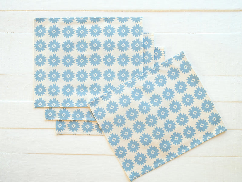 Canvas Placemat - Set of Four, Organic Bloom Print