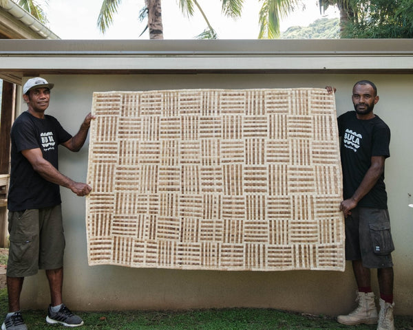 Solomon Islands Pa'ogo Grid Mat - 133W x 190L cm