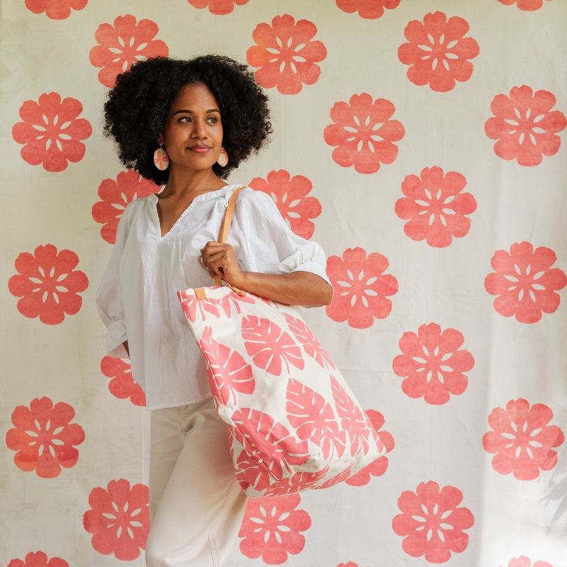 Oversized Tote - Draunidalo Print