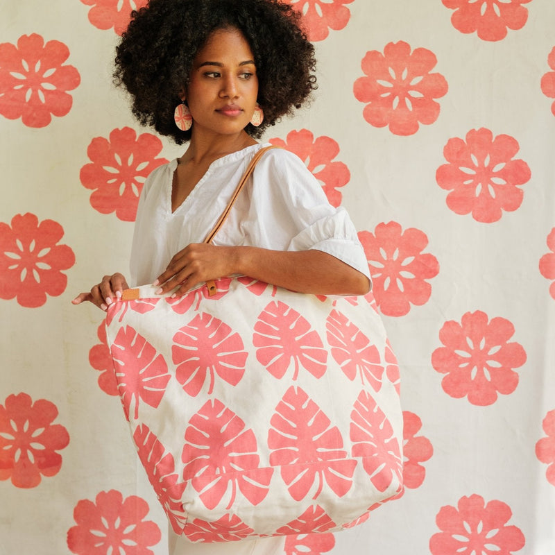 Oversized Tote - Draunidalo Print