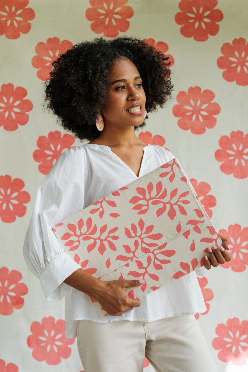 Oversized Clutch - Karisi Print