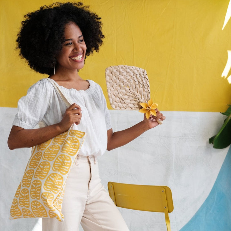 Classic Canvas Tote - Barakoto Print