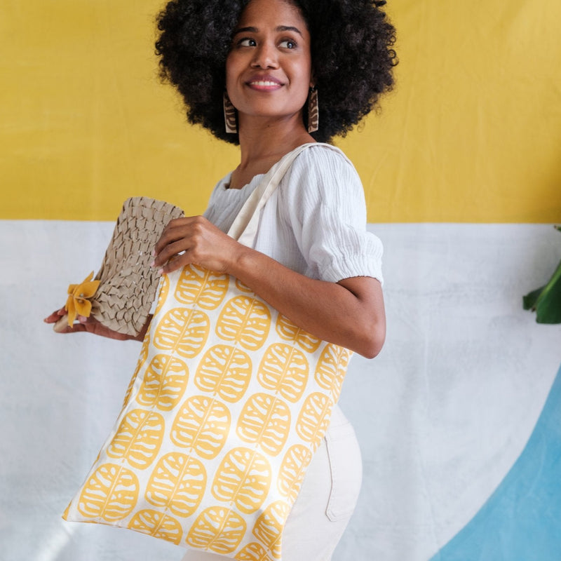 Classic Canvas Tote - Barakoto Print