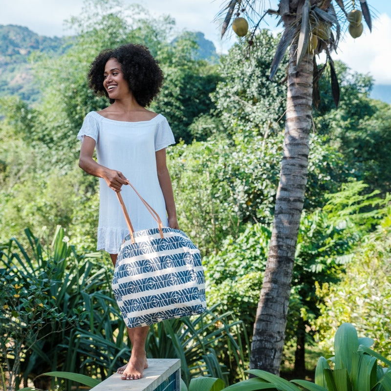 Super Tote - Laubu Levu Print