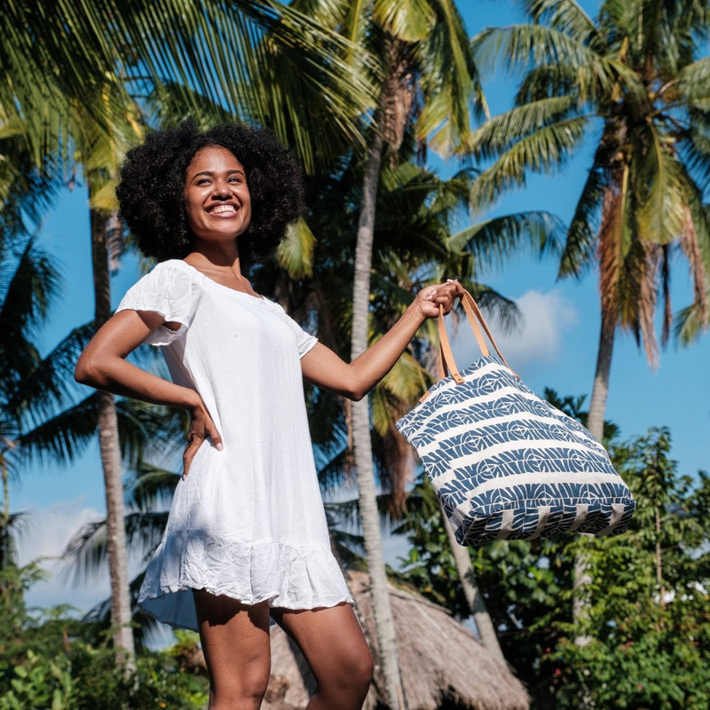 Super Tote - Laubu Levu Print