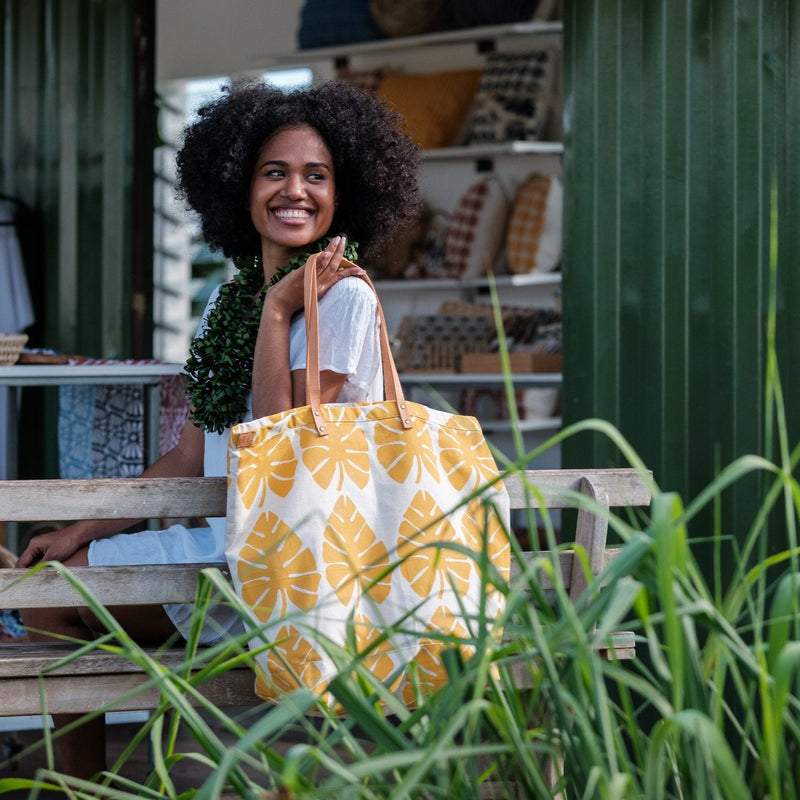 Oversized Tote - Draunidalo Print