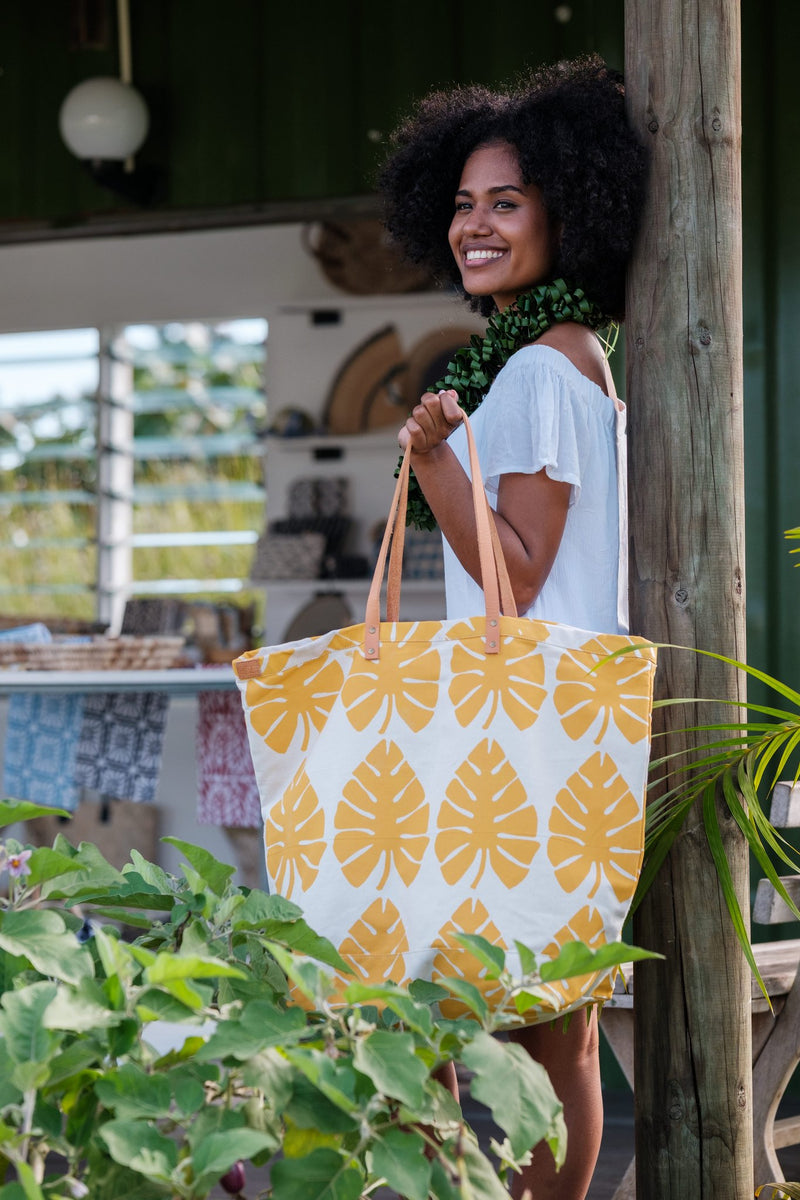 Oversized Tote - Draunidalo Print