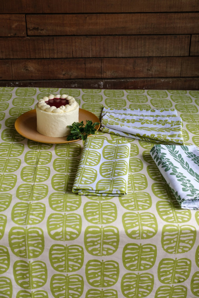 Handprinted Napkin Set of Four