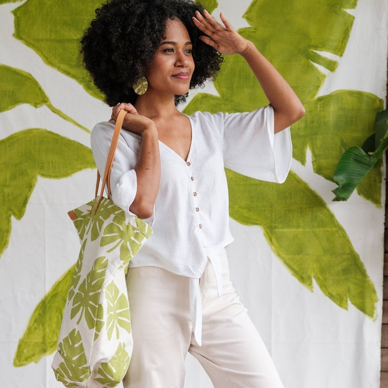 Oversized Tote - Draunidalo Print