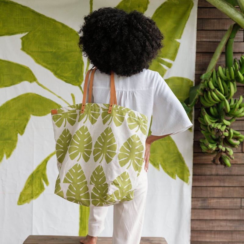 Oversized Tote - Draunidalo Print