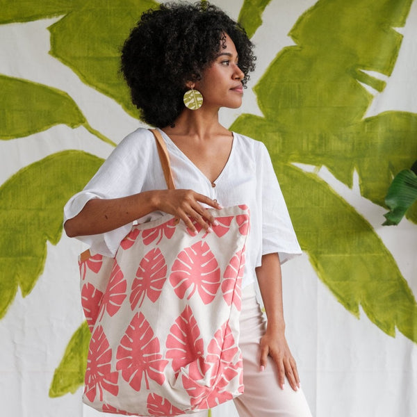 Oversized Tote - Draunidalo Print
