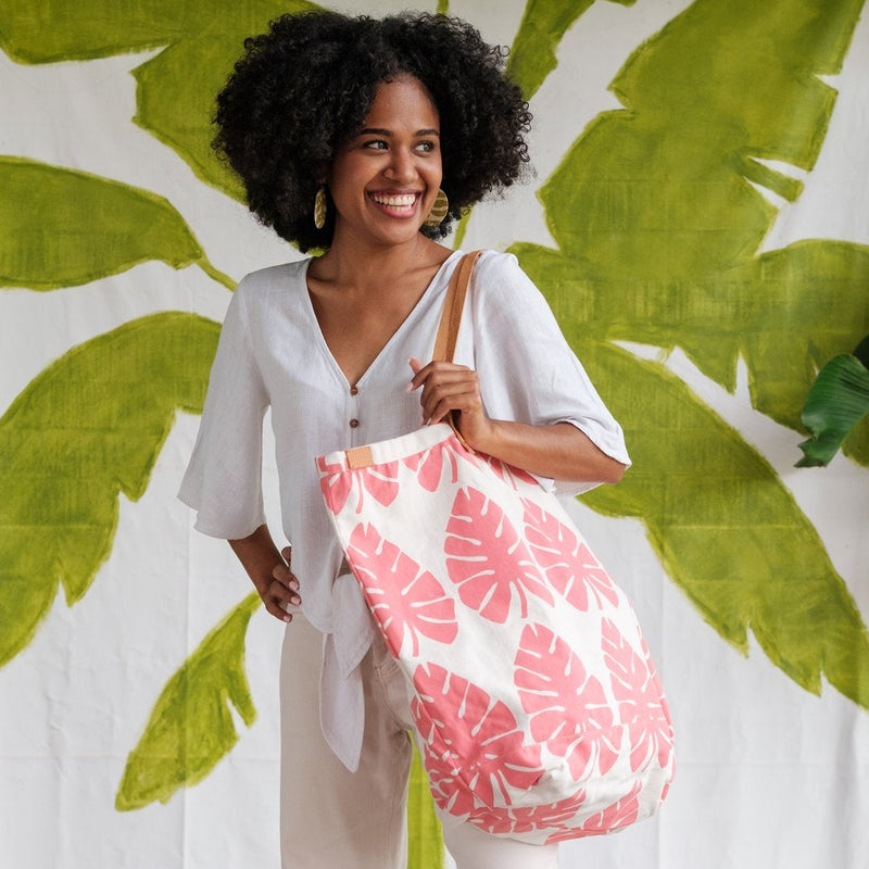 Oversized Tote - Draunidalo Print