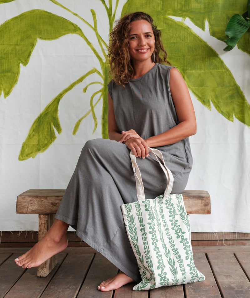 Classic Canvas Tote - Salusalu Print