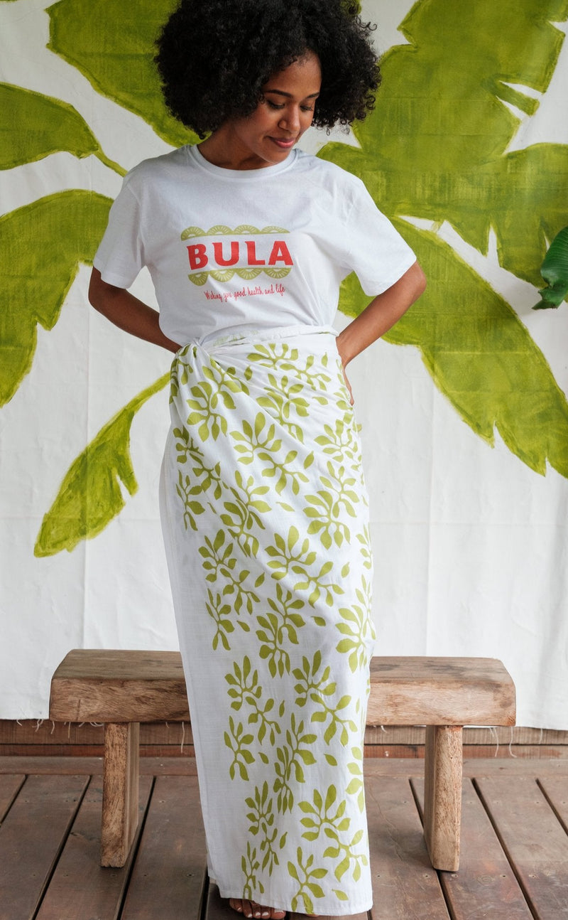 Handprinted "Sulu" Sarong - Karisi Print