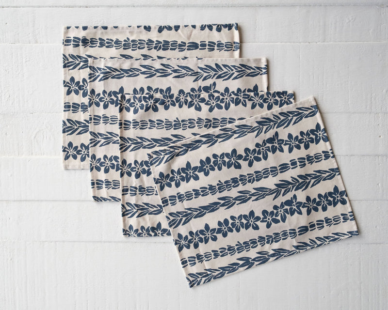 Canvas Placemat - Set of Four, Salusalu Print