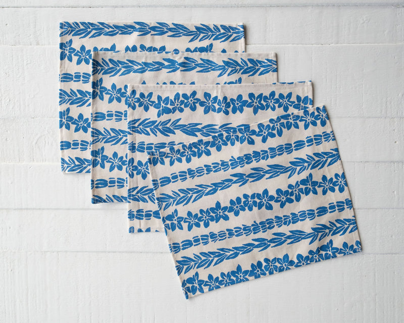 Canvas Placemat - Set of Four, Salusalu Print