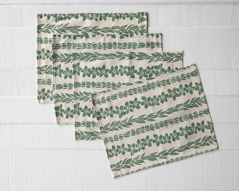Canvas Placemat - Set of Four, Salusalu Print