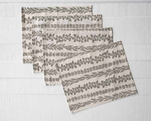Canvas Placemat - Set of Four, Salusalu Print