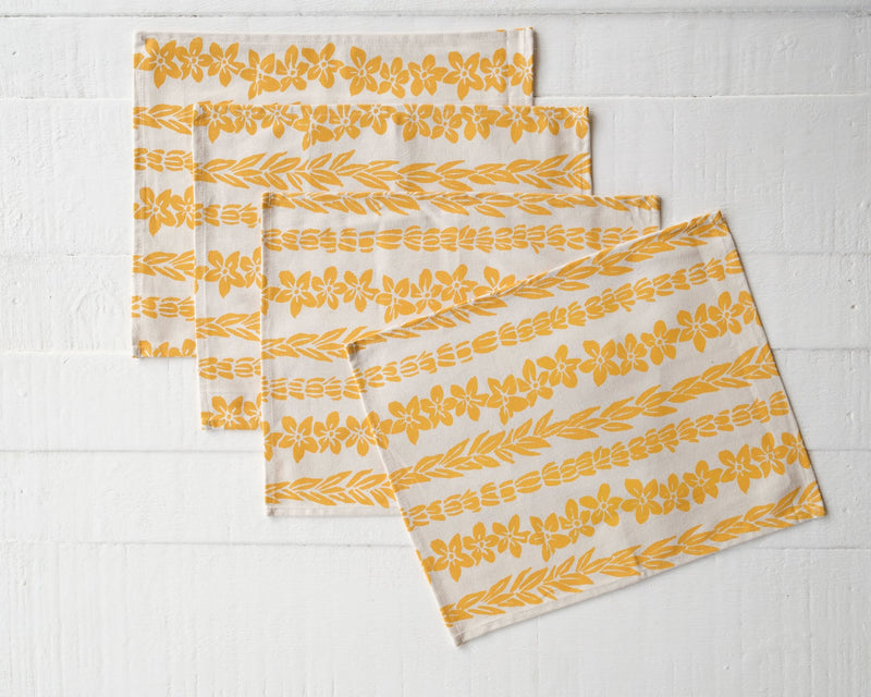 Canvas Placemat - Set of Four, Salusalu Print