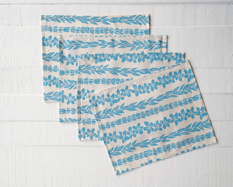 Canvas Placemat - Set of Four, Salusalu Print