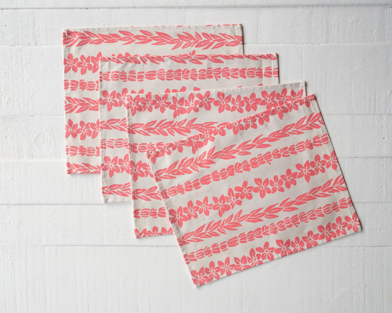 Canvas Placemat - Set of Four, Salusalu Print