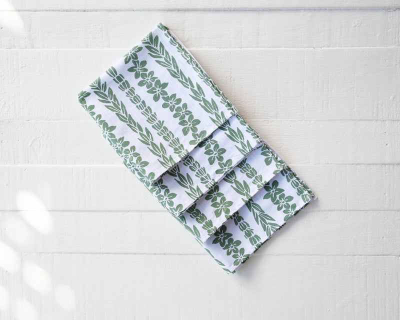 Handprinted Napkin Set of Four