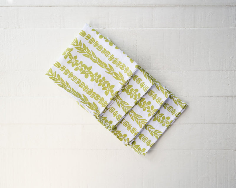 Handprinted Napkin Set of Four