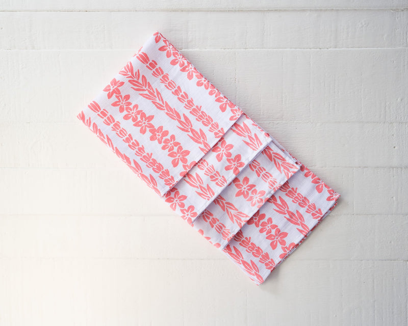 Handprinted Napkin Set of Four