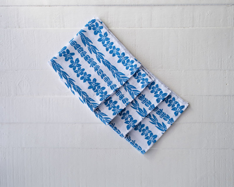 Handprinted Napkin Set of Four