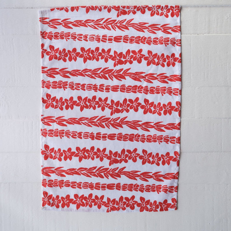 Handprinted Salusalu Print Tea Towels - Kitchen Towels