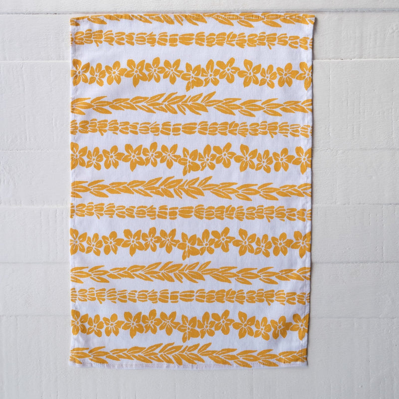 Handprinted Salusalu Print Tea Towels - Kitchen Towels