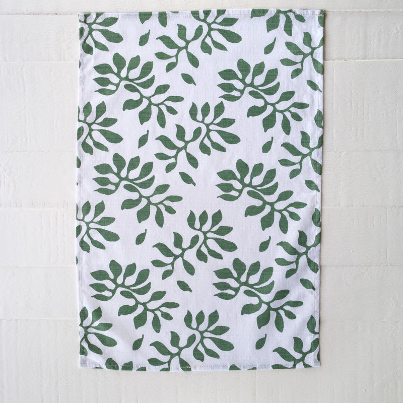 Handprinted Karisi Print Towels - Kitchen Towels