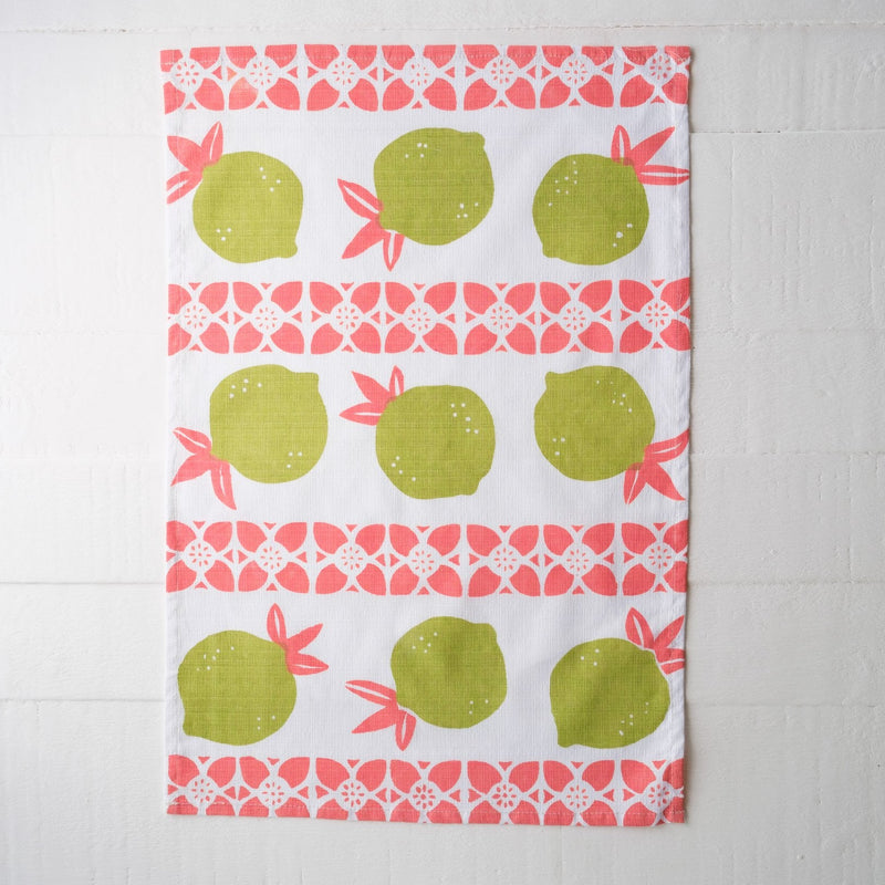 Handprinted Fruit Tea Towels - Kitchen Towels