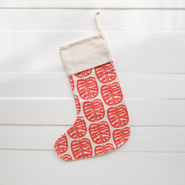 Large Handprinted Holiday Stocking