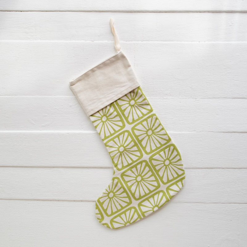Large Handprinted Holiday Stocking