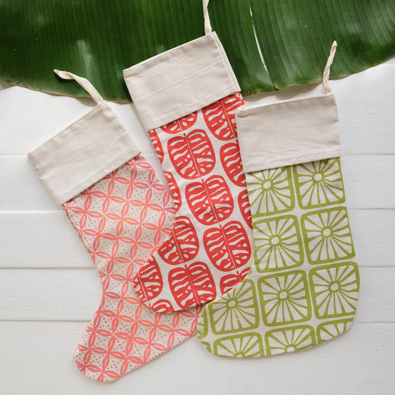 Handprinted Reusable Gift Bags - Large