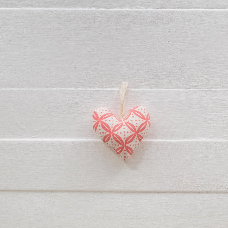 Handprinted Holiday Heart Ornament - Senibua Print