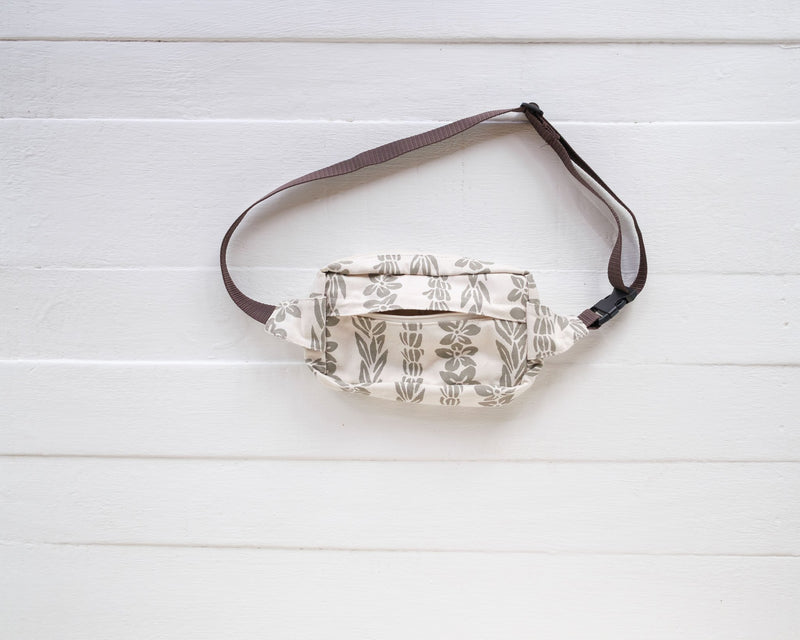 Handprinted Crossbody Belt Bag