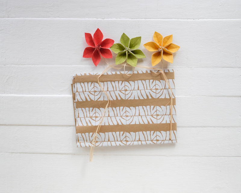 Koro Print - Handprinted Gift Wrap Pack