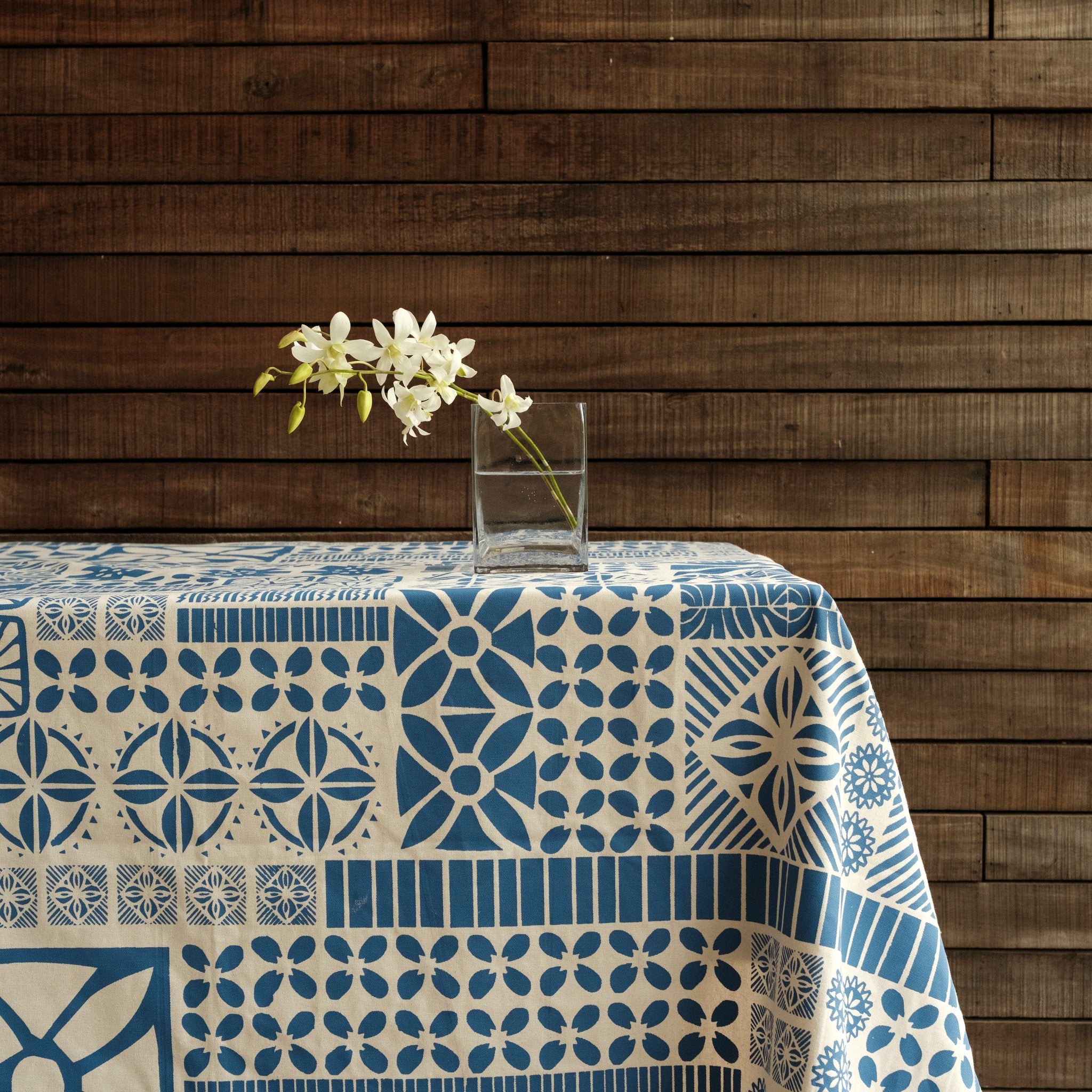 Handprinted Holiday Tablecloth - Masi Melange