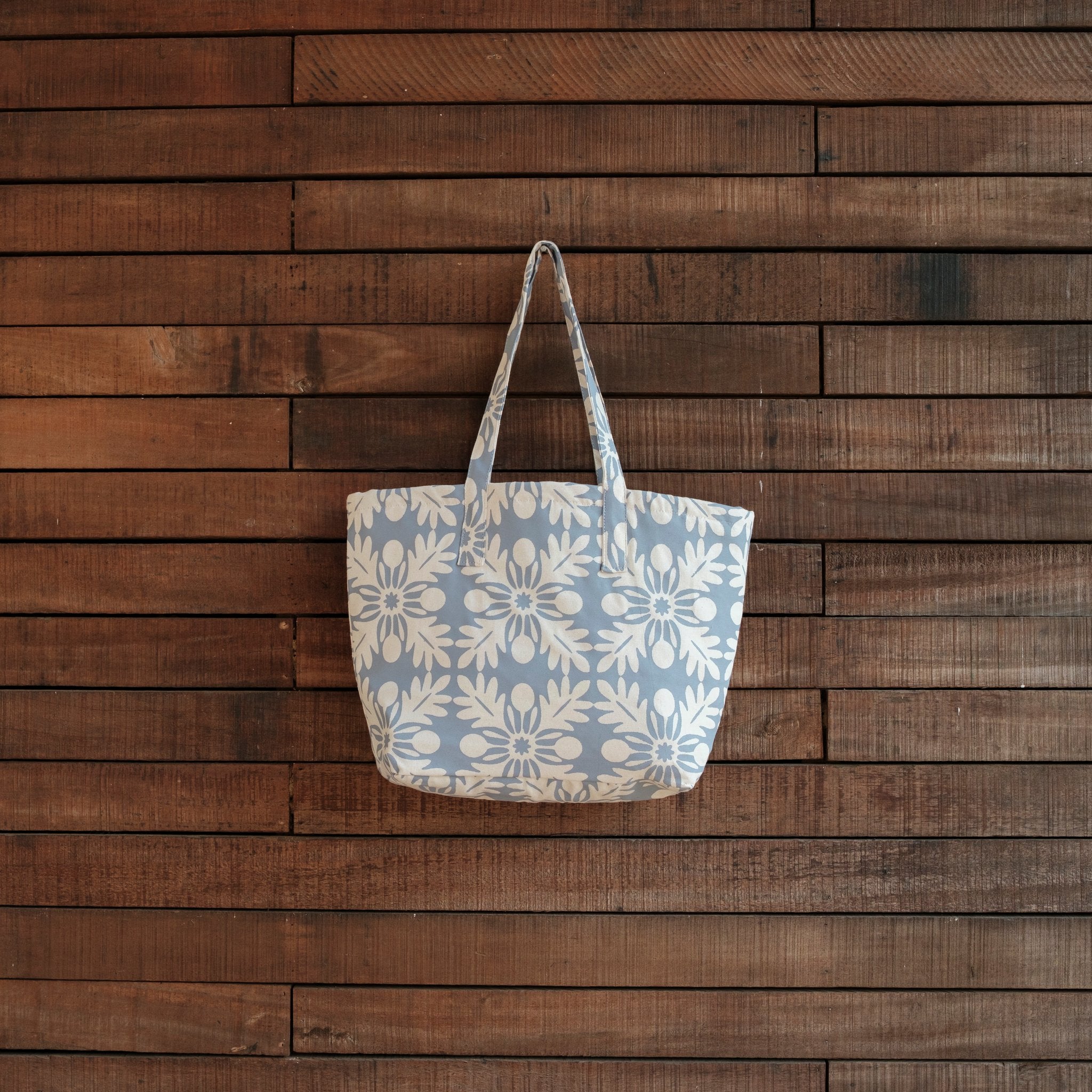Handprinted & Handwoven Beach Bag - Balekana Print