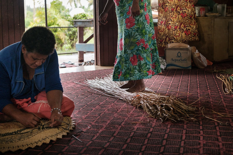 Kuta Round Mat – Small Mata Ni Pusi